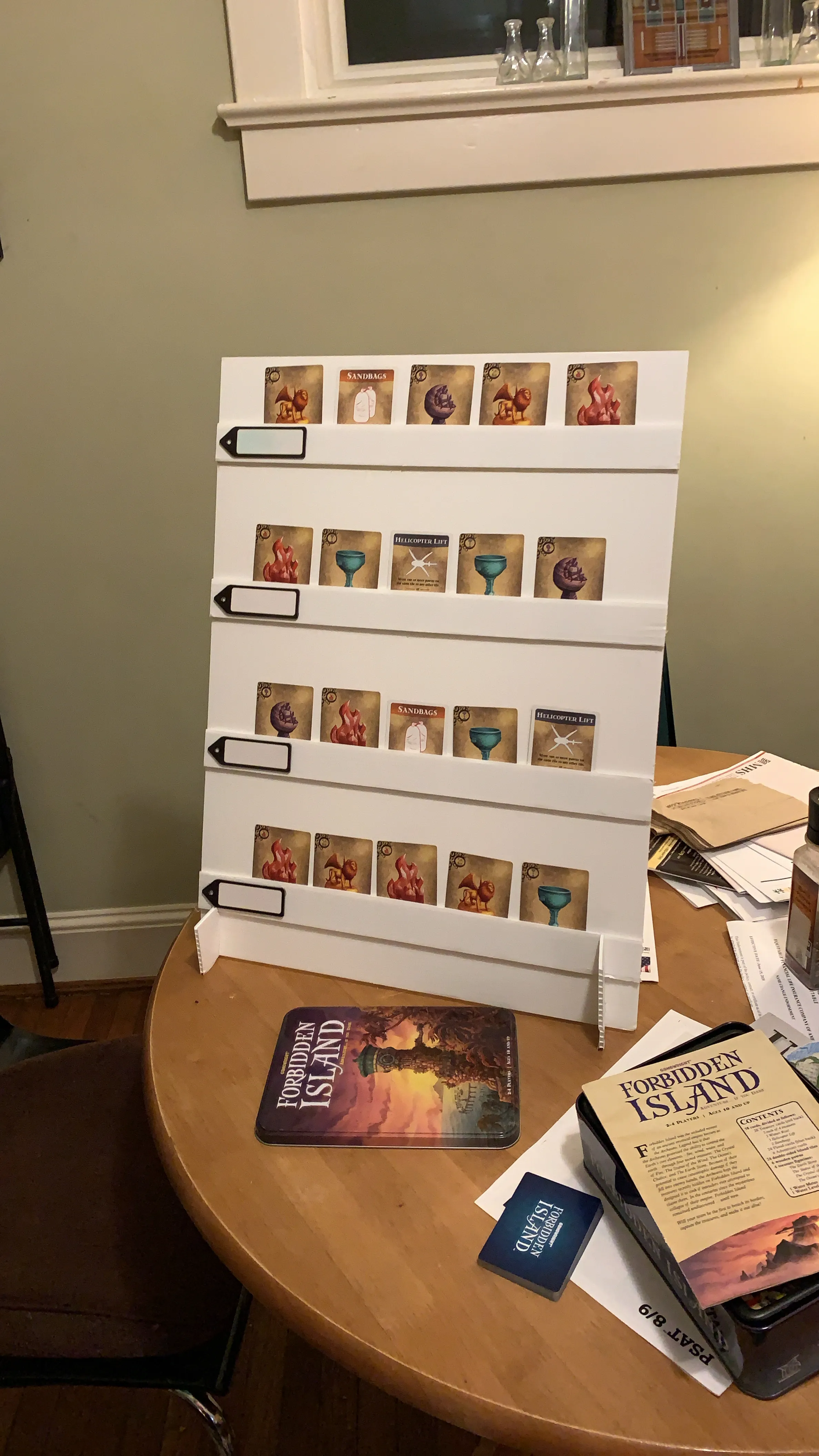 Forbidden Island card display