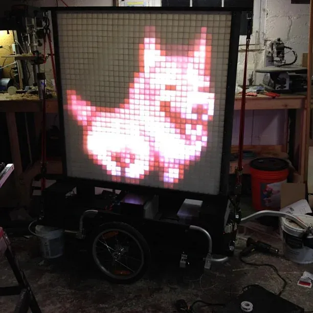 The Blitter Bike displaying corgi