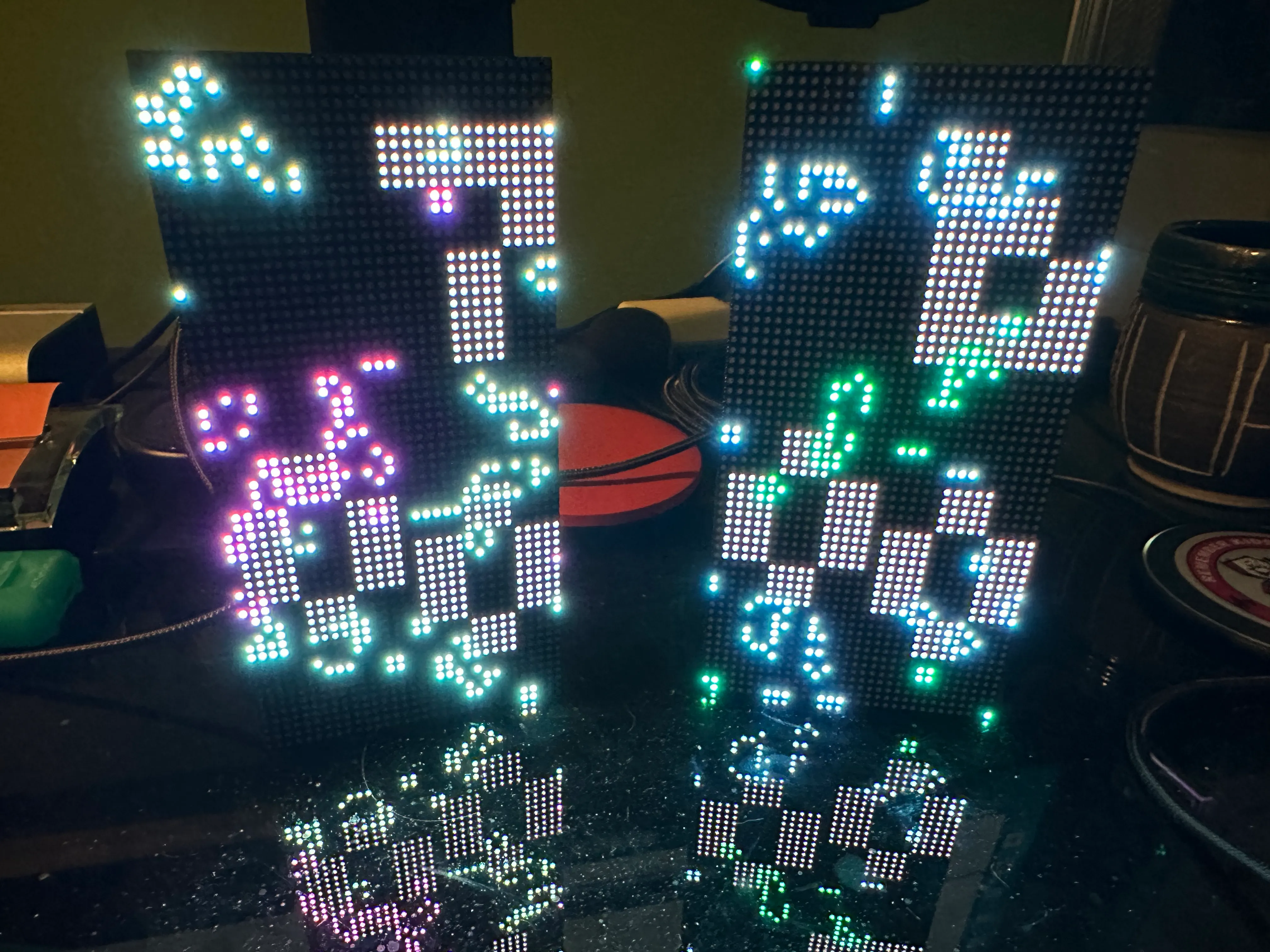 Life Time clocks show time and Conway's Game of Life